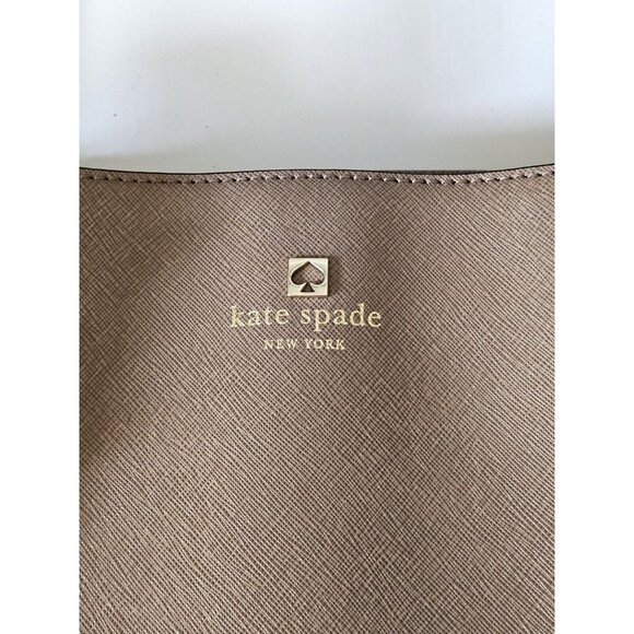 Kate Spade New York Cove Street Color Block Airel Tote Dune/Black - Picture 3 of 13